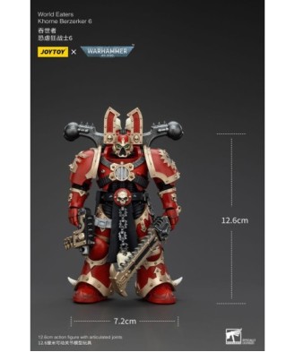 Warhammer 40k Action Figure 1/18 World Eaters Khorne Berzerker 6 13 cm