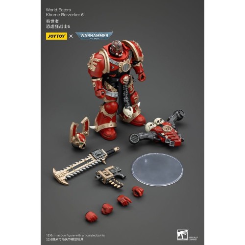 Warhammer 40k Action Figure 1/18 World Eaters Khorne Berzerker 6 13 cm