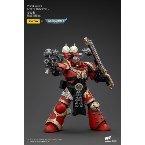 Warhammer 40k Action Figure 1/18 World Eaters Khorne Berzerker 7 13 cm