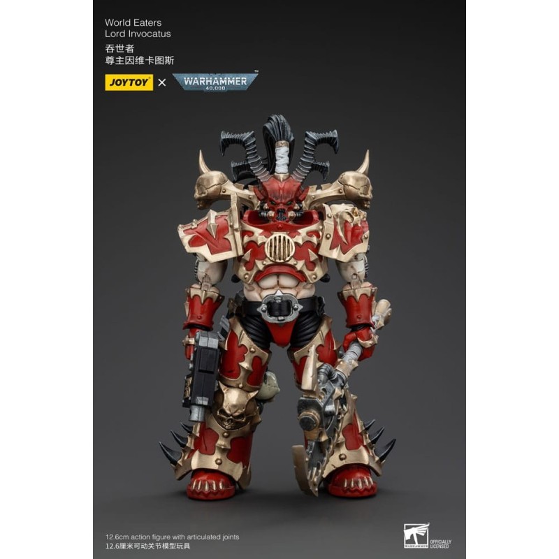 Warhammer 40k Action Figure 1/18 World Eaters Lord Invocatus 13 cm