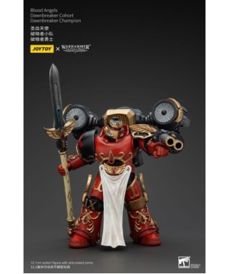 Warhammer The Horus Heresy Action Figure 1/18 Blood Angels Raldoron First Captain of the Blood Angels 13 cm
