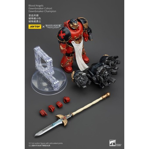 Warhammer The Horus Heresy Action Figure 1/18 Blood Angels Raldoron First Captain of the Blood Angels 13 cm