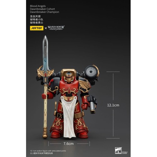 Warhammer The Horus Heresy Action Figure 1/18 Blood Angels Raldoron First Captain of the Blood Angels 13 cm