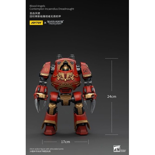 Warhammer The Horus Heresy Action Figure 1/18 Blood Angels Contemptor-Incaendius Dreadnought 24 cm