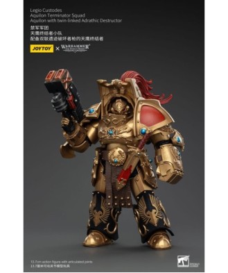 Warhammer The Horus Heresy Action Figure 1/18 LegioCustodesAquilonTerminatorSquad Aquilon+twin-linkedAdrathicDestructor
