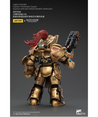 Warhammer The Horus Heresy Action Figure 1/18 LegioCustodesAquilonTerminatorSquad Aquilon+twin-linkedAdrathicDestructor