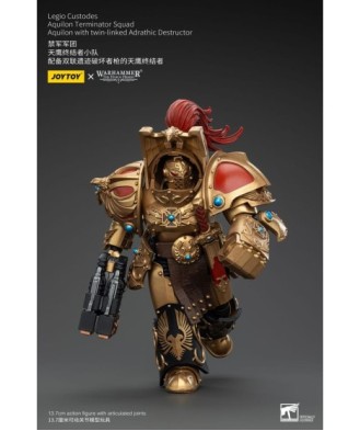 Warhammer The Horus Heresy Action Figure 1/18 LegioCustodesAquilonTerminatorSquad Aquilon+twin-linkedAdrathicDestructor