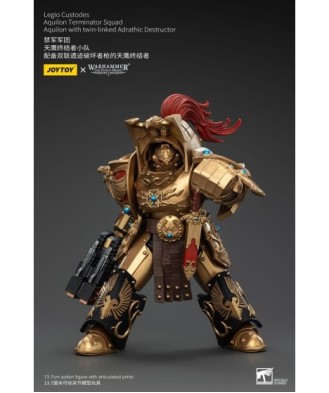 Warhammer The Horus Heresy Action Figure 1/18 LegioCustodesAquilonTerminatorSquad Aquilon+twin-linkedAdrathicDestructor