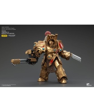 Warhammer The Horus Heresy Action Figure 1/18 Legio Custodes Aquilon Terminator Squad Aquilon+Infernus Firepike 14cm