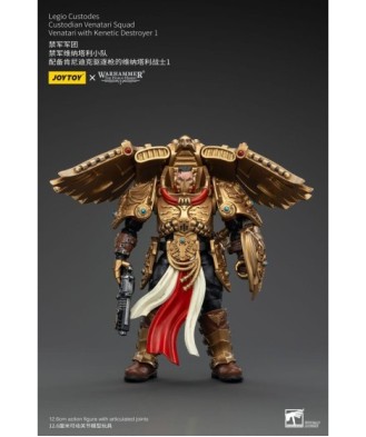 Warhammer The Horus Heresy Action Figure 1/18 Legio Custodes Custodian Venatari Squad Venatari+Kenetic Destroyer 1 13cm