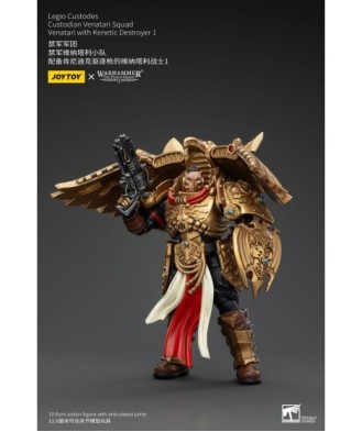 Warhammer The Horus Heresy Action Figure 1/18 Legio Custodes Custodian Venatari Squad Venatari+Kenetic Destroyer 1 13cm