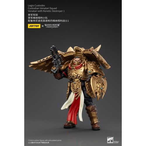 Warhammer The Horus Heresy Action Figure 1/18 Legio Custodes Custodian Venatari Squad Venatari+Kenetic Destroyer 1 13cm