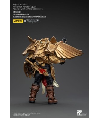 Warhammer The Horus Heresy Action Figure 1/18 Legio Custodes Custodian Venatari Squad Venatari+Kenetic Destroyer 1 13cm