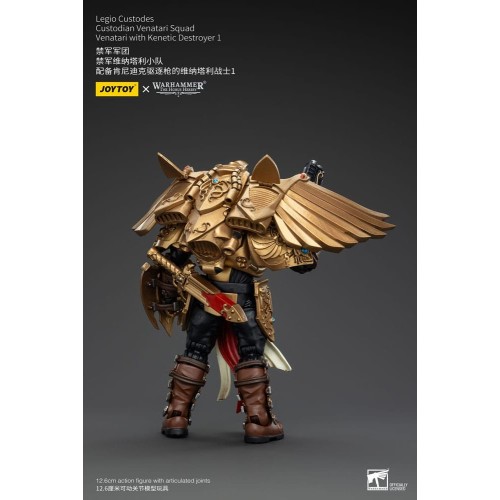 Warhammer The Horus Heresy Action Figure 1/18 Legio Custodes Custodian Venatari Squad Venatari+Kenetic Destroyer 1 13cm