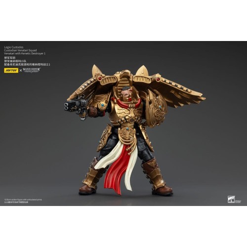 Warhammer The Horus Heresy Action Figure 1/18 Legio Custodes Custodian Venatari Squad Venatari+Kenetic Destroyer 1 13cm