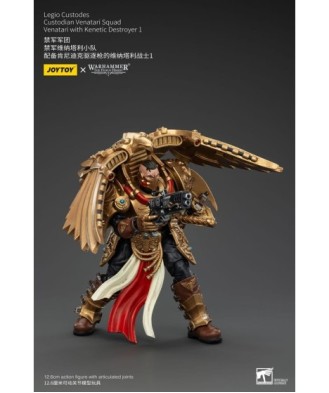 Warhammer The Horus Heresy Action Figure 1/18 Legio Custodes Custodian Venatari Squad Venatari+Kenetic Destroyer 1 13cm