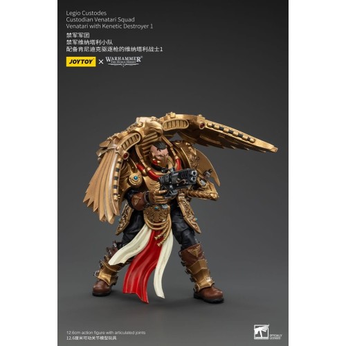 Warhammer The Horus Heresy Action Figure 1/18 Legio Custodes Custodian Venatari Squad Venatari+Kenetic Destroyer 1 13cm