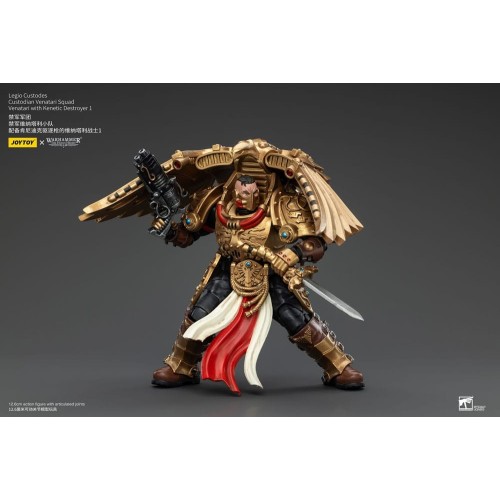 Warhammer The Horus Heresy Action Figure 1/18 Legio Custodes Custodian Venatari Squad Venatari+Kenetic Destroyer 1 13cm