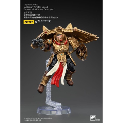 Warhammer The Horus Heresy Action Figure 1/18 Legio Custodes Custodian Venatari Squad Venatari+Kenetic Destroyer 1 13cm