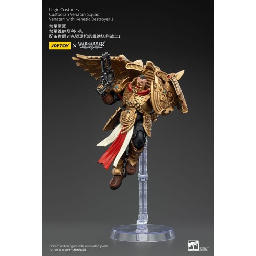 Warhammer The Horus Heresy Action Figure 1/18 Legio Custodes Custodian Venatari Squad Venatari+Kenetic Destroyer 1 13cm