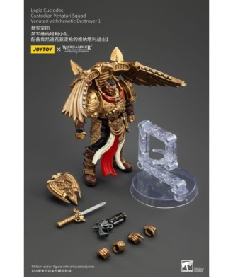 Warhammer The Horus Heresy Action Figure 1/18 Legio Custodes Custodian Venatari Squad Venatari+Kenetic Destroyer 1 13cm