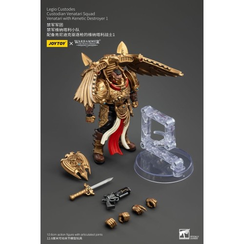 Warhammer The Horus Heresy Action Figure 1/18 Legio Custodes Custodian Venatari Squad Venatari+Kenetic Destroyer 1 13cm