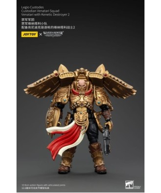 Warhammer The Horus Heresy Action Figure 1/18 Legio Custodes Custodian Venatari Squad Venatari+Kenetic Destroyer 2 13cm