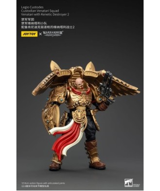 Warhammer The Horus Heresy Action Figure 1/18 Legio Custodes Custodian Venatari Squad Venatari+Kenetic Destroyer 2 13cm