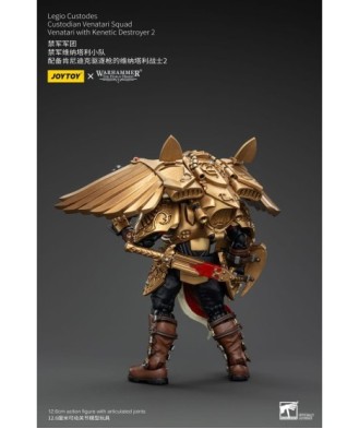 Warhammer The Horus Heresy Action Figure 1/18 Legio Custodes Custodian Venatari Squad Venatari+Kenetic Destroyer 2 13cm