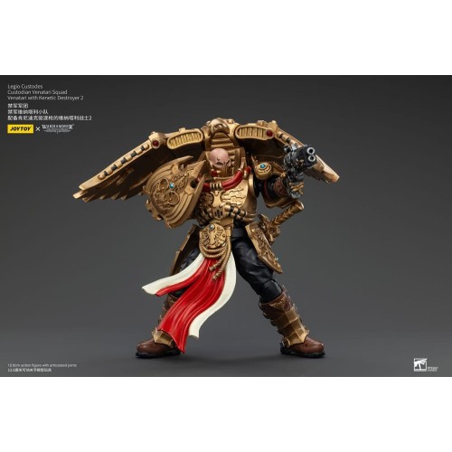 Warhammer The Horus Heresy Action Figure 1/18 Legio Custodes Custodian Venatari Squad Venatari+Kenetic Destroyer 2 13cm