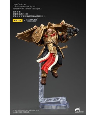 Warhammer The Horus Heresy Action Figure 1/18 Legio Custodes Custodian Venatari Squad Venatari+Kenetic Destroyer 2 13cm
