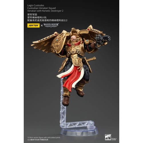 Warhammer The Horus Heresy Action Figure 1/18 Legio Custodes Custodian Venatari Squad Venatari+Kenetic Destroyer 2 13cm