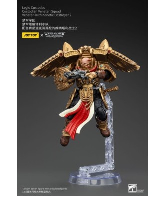 Warhammer The Horus Heresy Action Figure 1/18 Legio Custodes Custodian Venatari Squad Venatari+Kenetic Destroyer 2 13cm