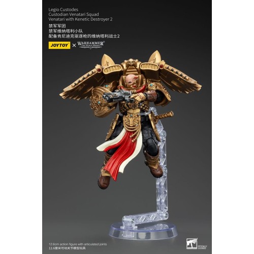 Warhammer The Horus Heresy Action Figure 1/18 Legio Custodes Custodian Venatari Squad Venatari+Kenetic Destroyer 2 13cm