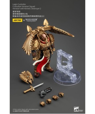 Warhammer The Horus Heresy Action Figure 1/18 Legio Custodes Custodian Venatari Squad Venatari+Kenetic Destroyer 2 13cm