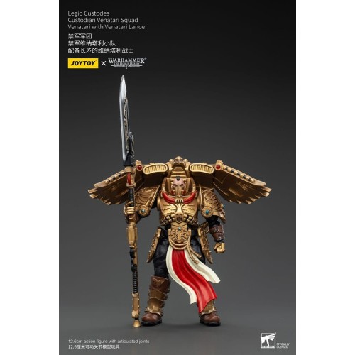 Warhammer The Horus Heresy Action Figure 1/18 Legio Custodes Custodian Venatari Squad Venatari with Venatari Lance 13cm