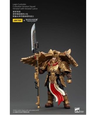 Warhammer The Horus Heresy Action Figure 1/18 Legio Custodes Custodian Venatari Squad Venatari with Venatari Lance 13cm