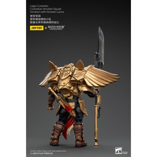 Warhammer The Horus Heresy Action Figure 1/18 Legio Custodes Custodian Venatari Squad Venatari with Venatari Lance 13cm