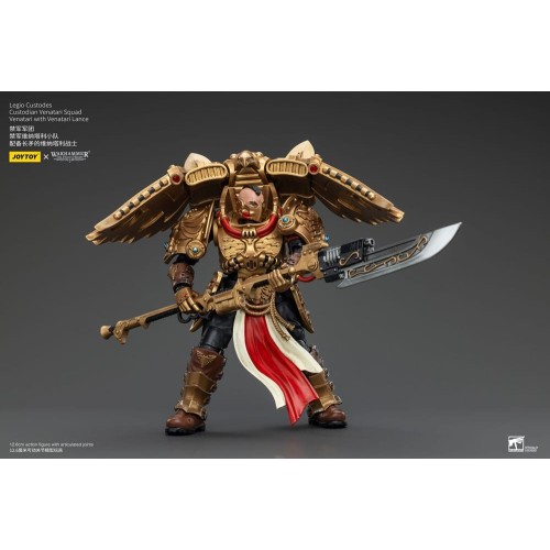 Warhammer The Horus Heresy Action Figure 1/18 Legio Custodes Custodian Venatari Squad Venatari with Venatari Lance 13cm