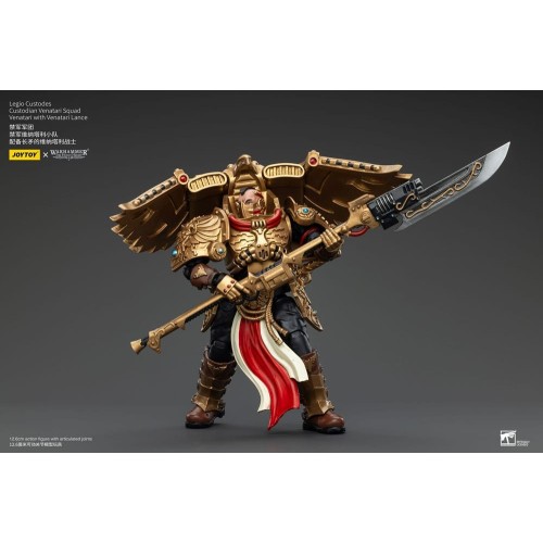 Warhammer The Horus Heresy Action Figure 1/18 Legio Custodes Custodian Venatari Squad Venatari with Venatari Lance 13cm