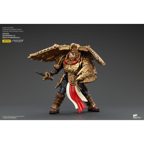 Warhammer The Horus Heresy Action Figure 1/18 Legio Custodes Custodian Venatari Squad Venatari with Venatari Lance 13cm
