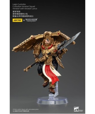 Warhammer The Horus Heresy Action Figure 1/18 Legio Custodes Custodian Venatari Squad Venatari with Venatari Lance 13cm