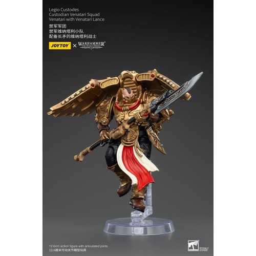 Warhammer The Horus Heresy Action Figure 1/18 Legio Custodes Custodian Venatari Squad Venatari with Venatari Lance 13cm