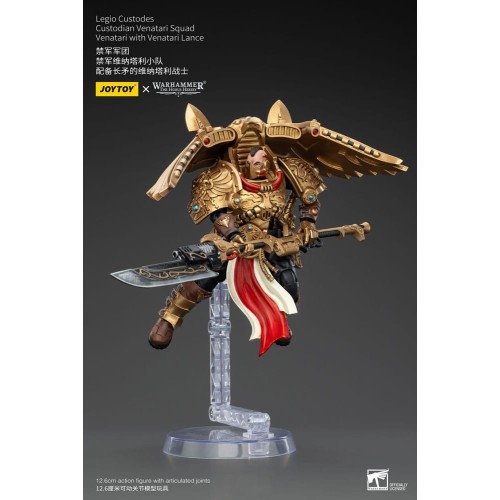 Warhammer The Horus Heresy Action Figure 1/18 Legio Custodes Custodian Venatari Squad Venatari with Venatari Lance 13cm