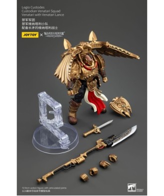 Warhammer The Horus Heresy Action Figure 1/18 Legio Custodes Custodian Venatari Squad Venatari with Venatari Lance 13cm