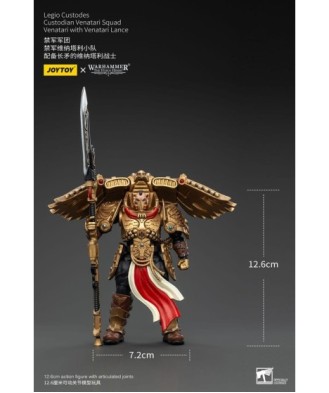 Warhammer The Horus Heresy Action Figure 1/18 Legio Custodes Custodian Venatari Squad Venatari with Venatari Lance 13cm