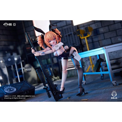 Bunny Rapid Action Squad Action Figure Kit 1/12 Sniper Leoni 15 cm