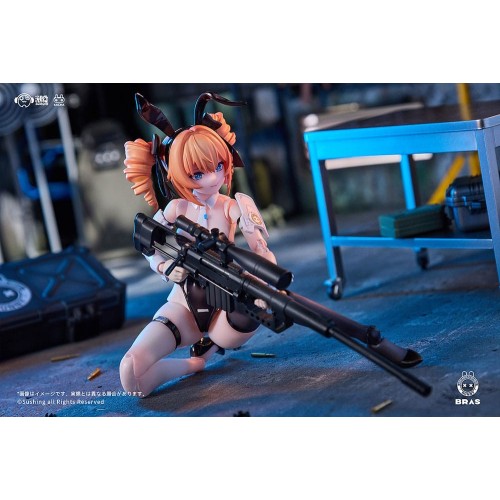 Bunny Rapid Action Squad Action Figure Kit 1/12 Sniper Leoni 15 cm