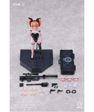 Bunny Rapid Action Squad Action Figure Kit 1/12 Sniper Leoni 15 cm