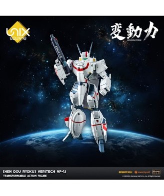 Hen Dou Ryoku Veritech Diecast Action Figure VF-1J 21 cm